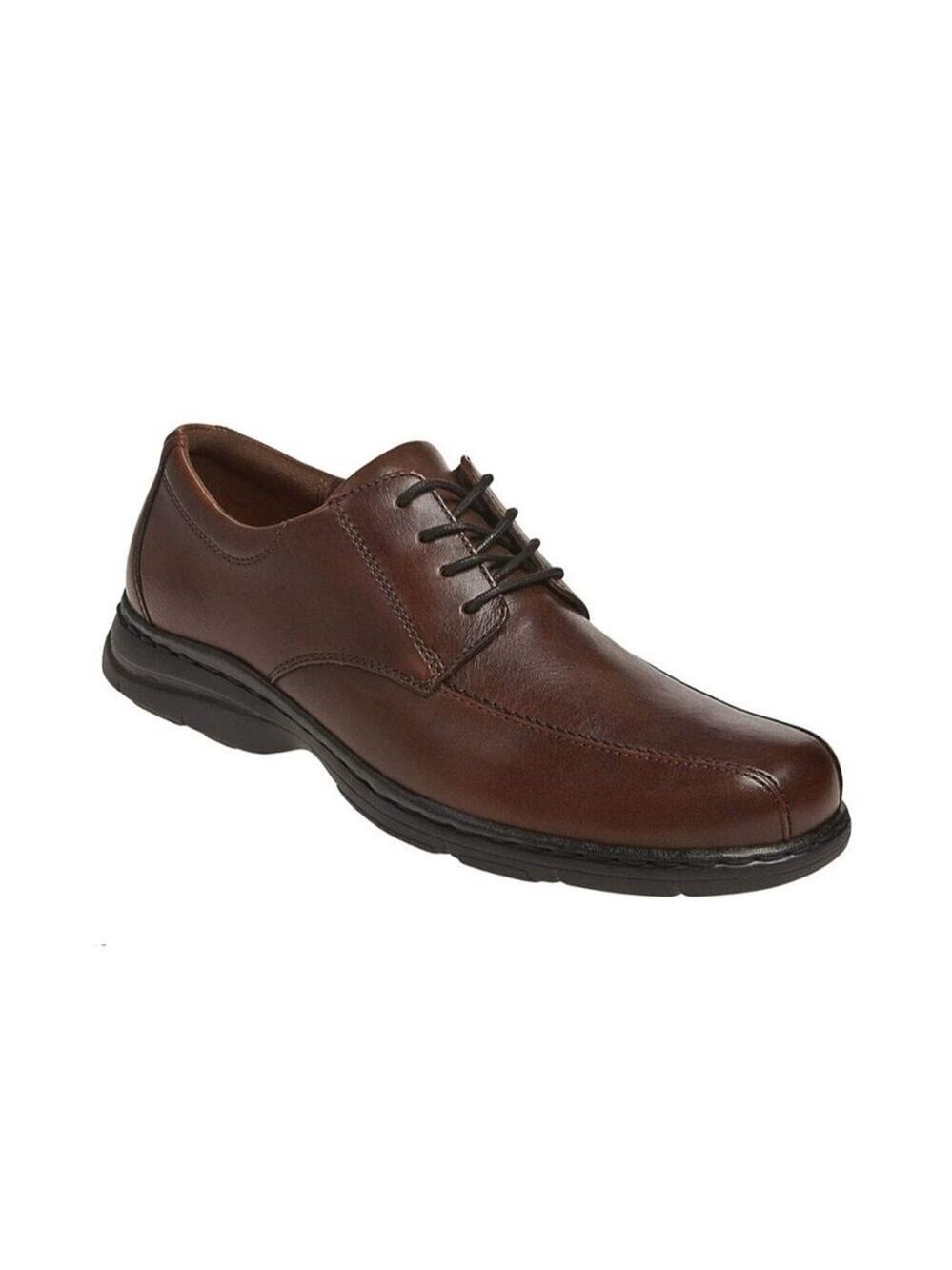 Dunham By New Balance Mens Bryce Oxfords Brown Leather Shoes Size 11.5D DAA03BR
